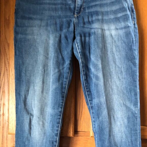 DL1961 FLORENCE Instasculpt Cropped Jeans Everglade Wash - 27 - Picture 4 of 14